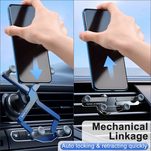 Invisible Rotatable Air Vent Mount Car Phone Holder - Image 5