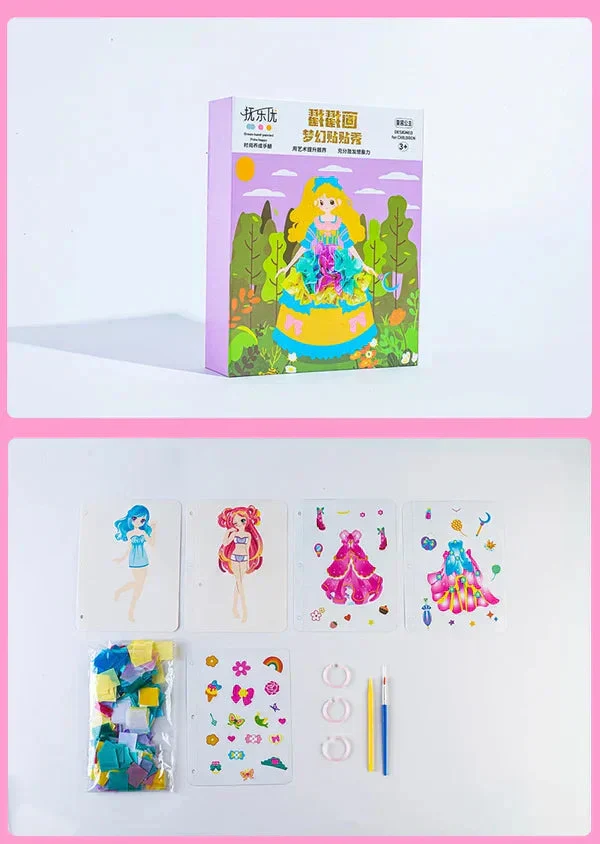 Hand-drawn creative sketchbook with stickers - Image 6