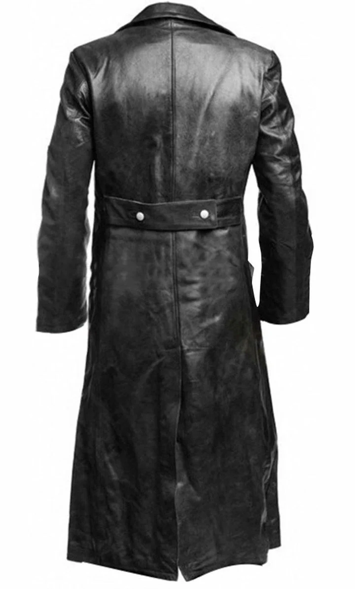 German Classic Leather Coat - Image 3