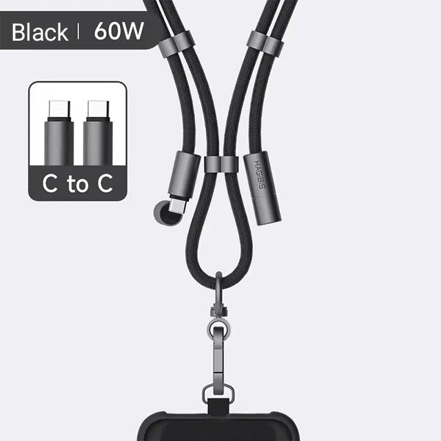 Multifunctional Mobile Phone Lanyard & Charging Cable 2-in-1 - Image 13
