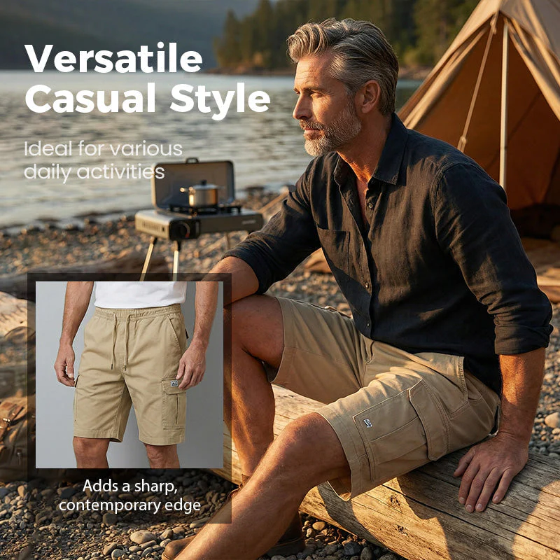 💥Hot Sales-50% OFF💖Men's Casual Cargo Shorts with Drawstring Waist - Image 4