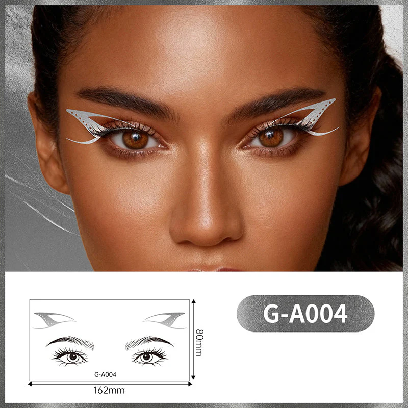 Long-Lasting Gilded Eye Makeup Stickers - Image 12