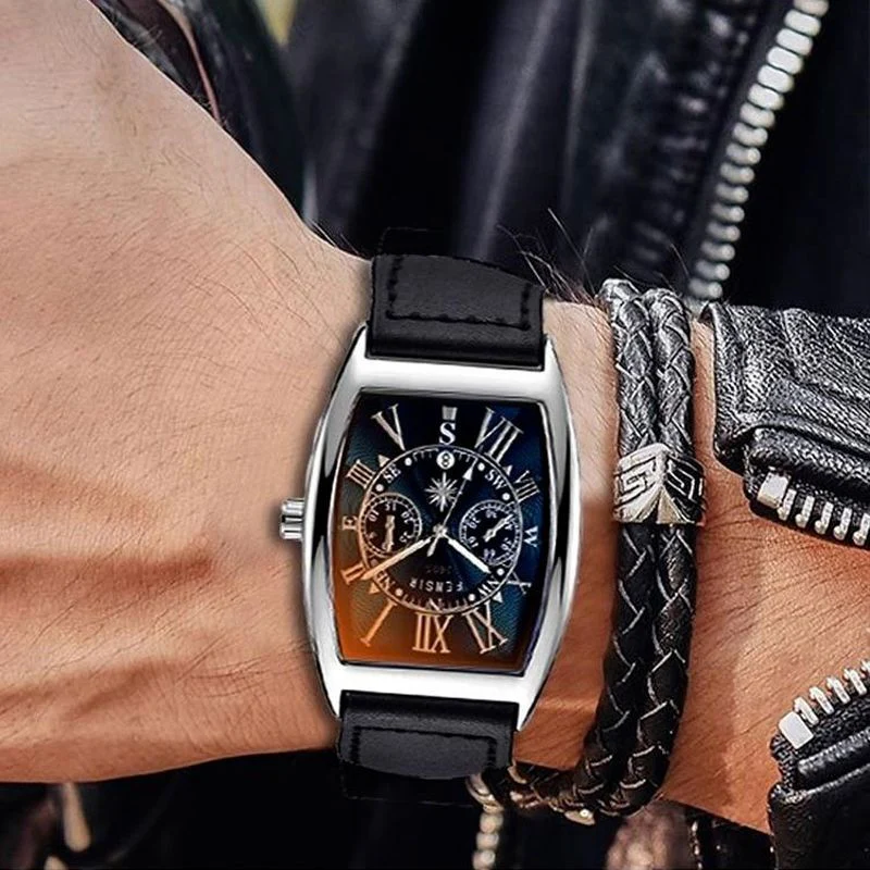 Gift Choice - Men’s Fashionable Large Dial Quartz Watch - Image 5