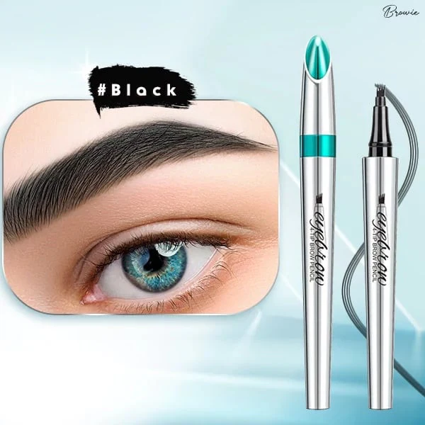 3D Waterproof Microblading Eyebrow Pen 4 Fork Tip Tattoo Pencil - Image 10