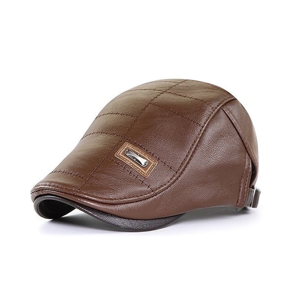 New Fashion Leather Beret - Image 11