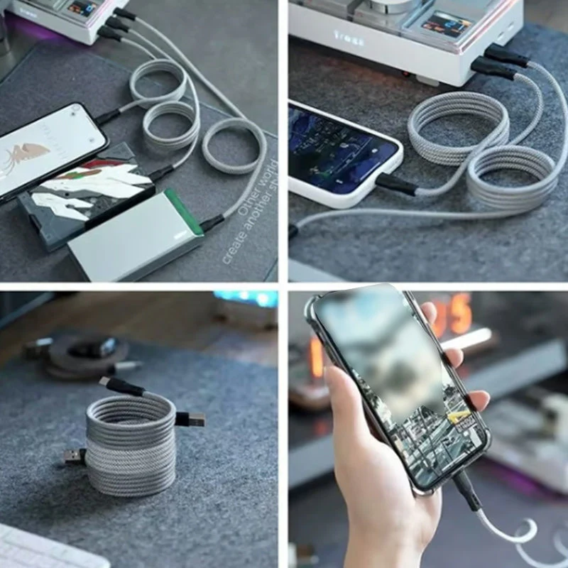 Magnetic Auto Storage Fast Charging Cable for Vehicles - Image 5