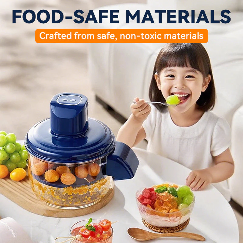 ⏳Limited-time 50% off⏰Transparent Electric Fruit and Vegetable Peeler🍇🧄 - Image 6