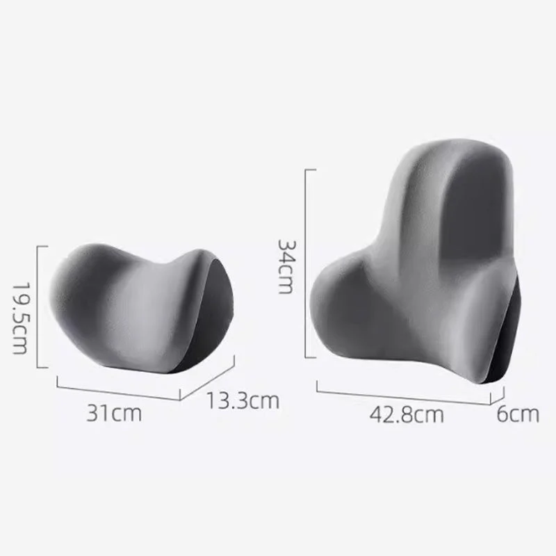 Memory Foam Headrest & Lumbar Support for Car Seat - Image 8