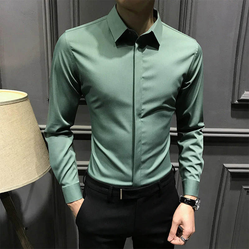 🎉2025 New Products Hot Sale✨Men's Wrinkle-Free Button-Down Shirt - Image 3