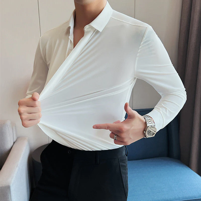 🎉2025 New Products Hot Sale✨Men's Wrinkle-Free Button-Down Shirt - Image 4
