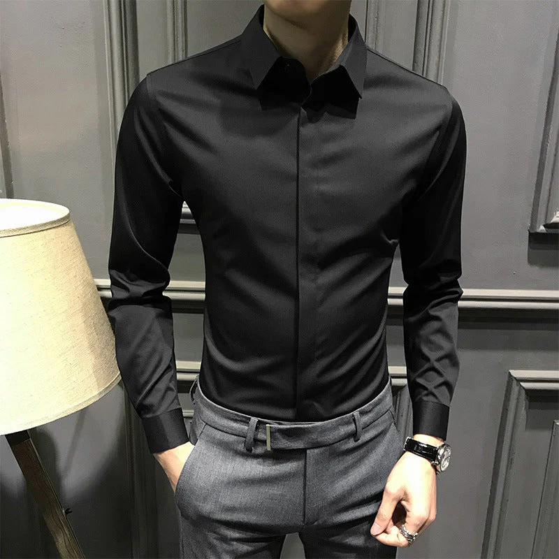 🎉2025 New Products Hot Sale✨Men's Wrinkle-Free Button-Down Shirt - Image 7