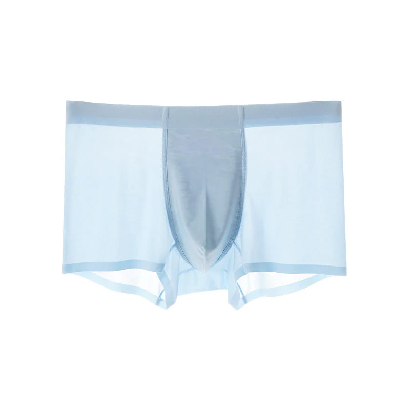 Men's Ice Silk Boxer Shorts Underwear - Image 11