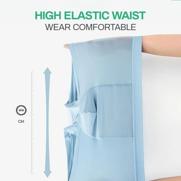 Men's Ice Silk Boxer Shorts Underwear - Image 3