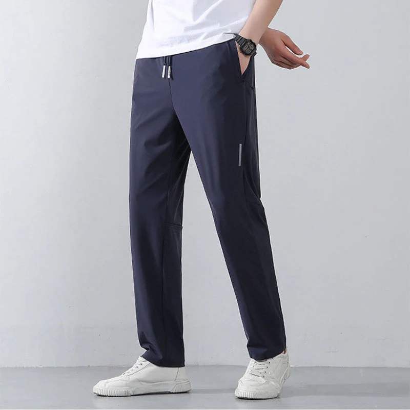Men's Lightweight Athletic Pants with Zip Pockets - Image 8
