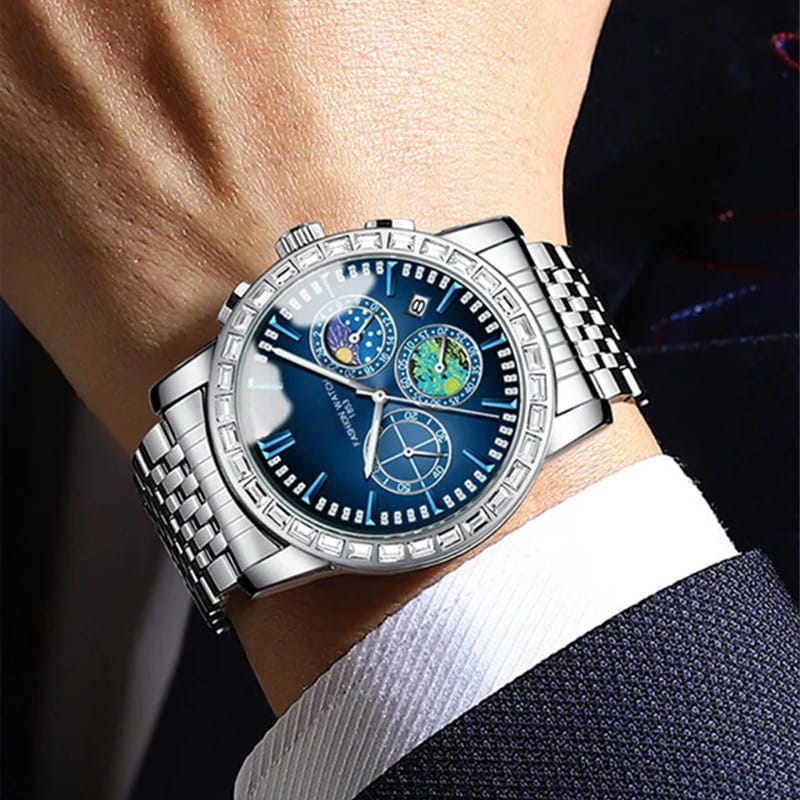 Men’s Luxury Steel Quartz Watch - Image 3