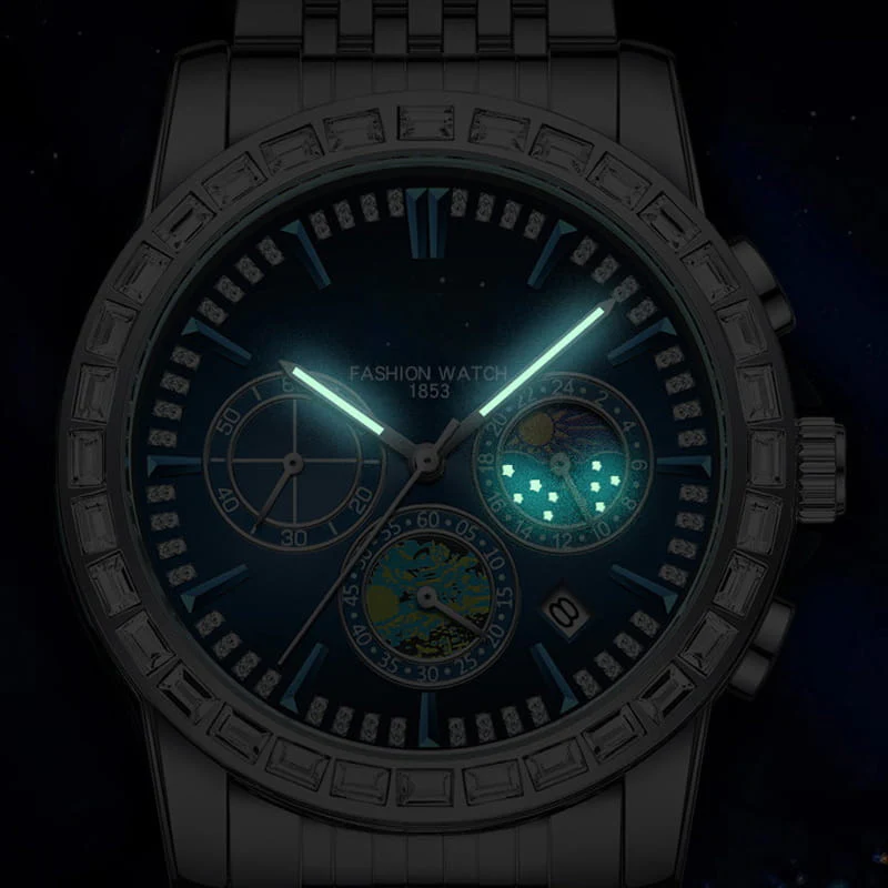 Men’s Luxury Steel Quartz Watch - Image 5
