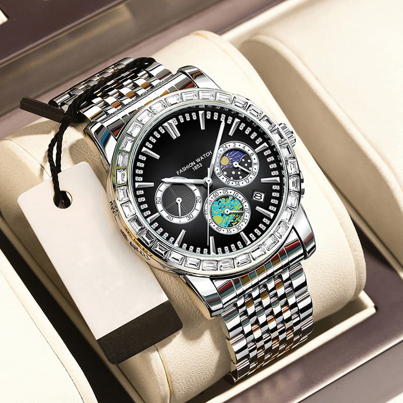 Men’s Luxury Steel Quartz Watch - Image 7
