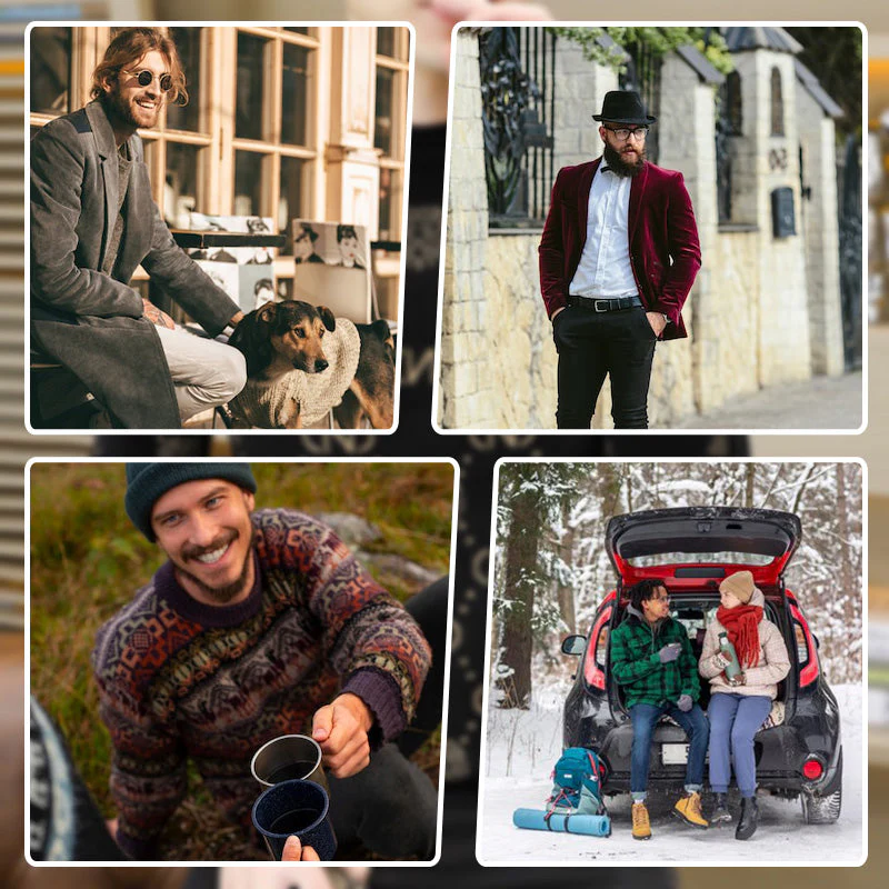 Men's Trendy Warm Knit Shirt - Image 6