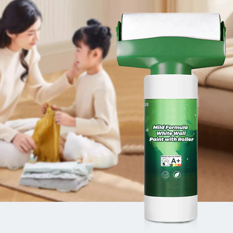 🔥Up to 40% OFF🔥Mild Formula White Wall Paint with Roller - Image 4