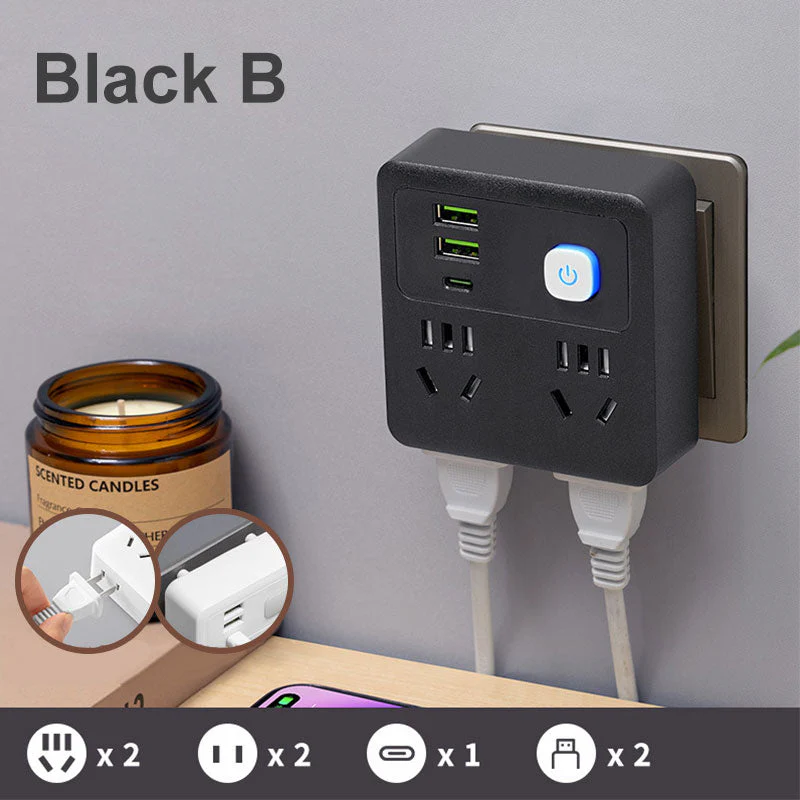 Multi-Function Socket Converter with Night Light - Image 8