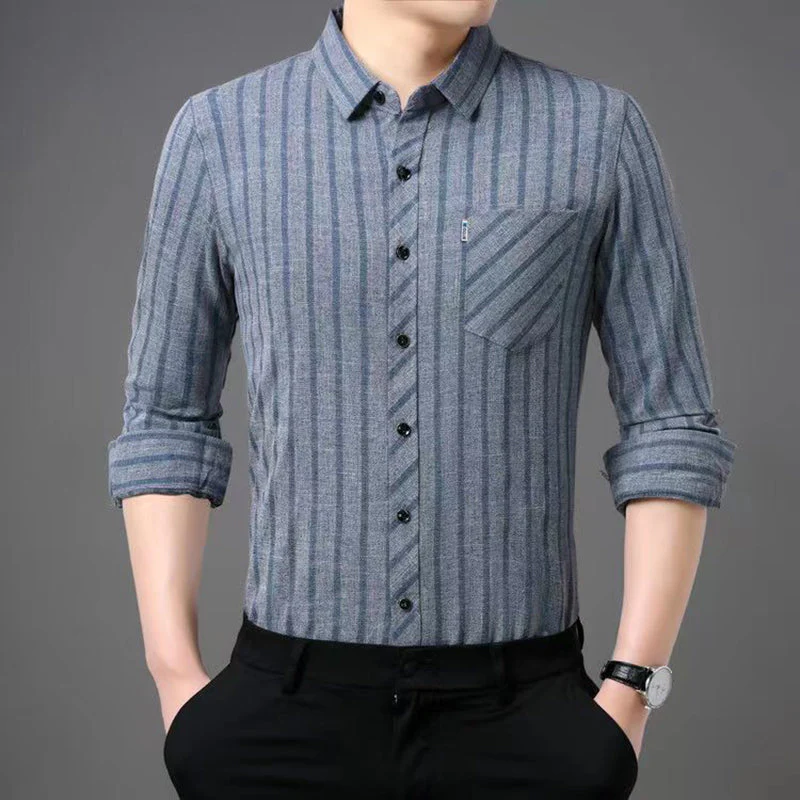 🎁Hot Sale 50% OFF⏳Men's Casual Stripe Shirt - Image 13