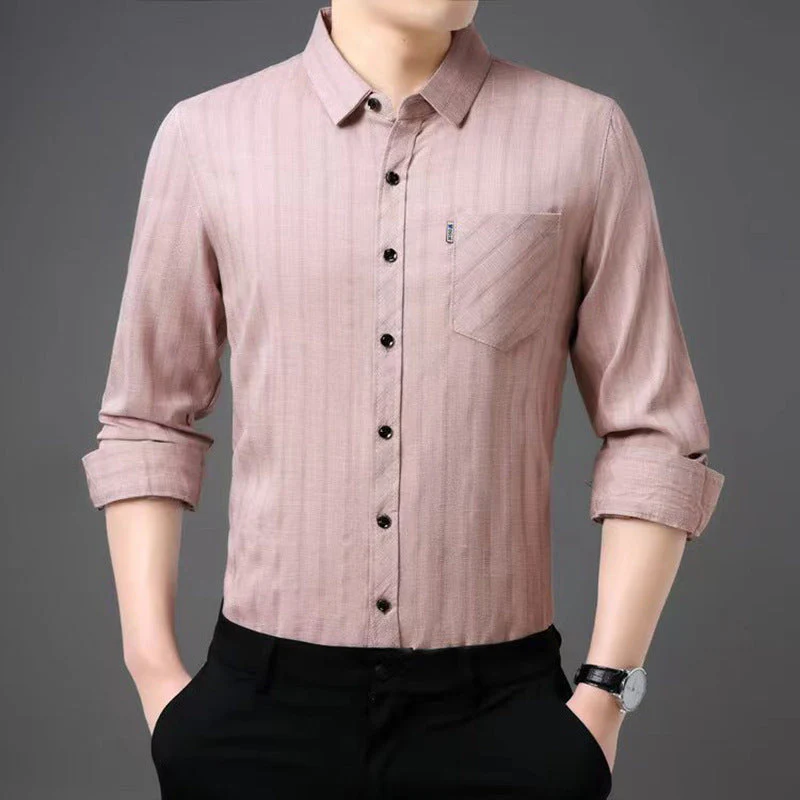🎁Hot Sale 50% OFF⏳Men's Casual Stripe Shirt - Image 9