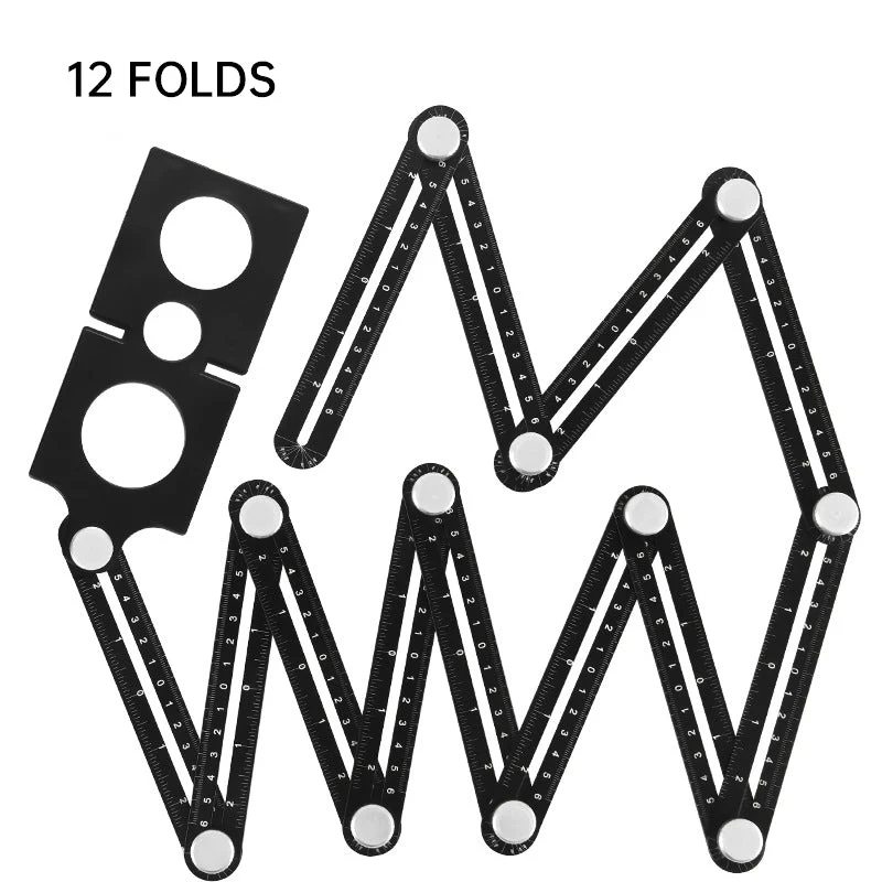 🔥HOT SALE 50%OFF🔥Multi Angle Foldable Measuring Ruler with Holes Positioning - Image 10