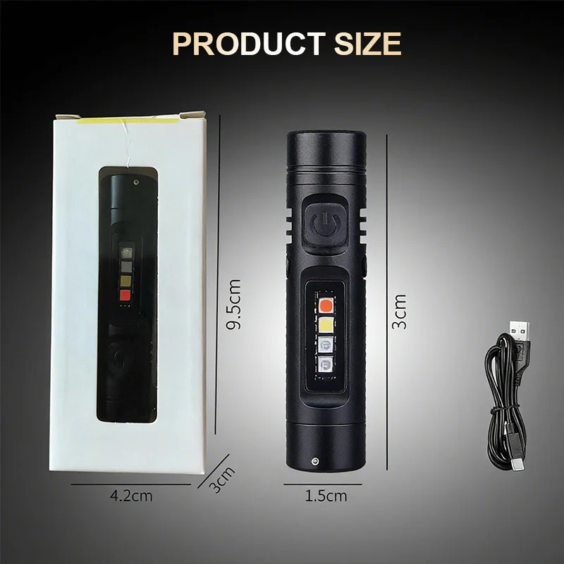 Multi-Functional Aluminum Alloy Mini Flashlight - Image 6