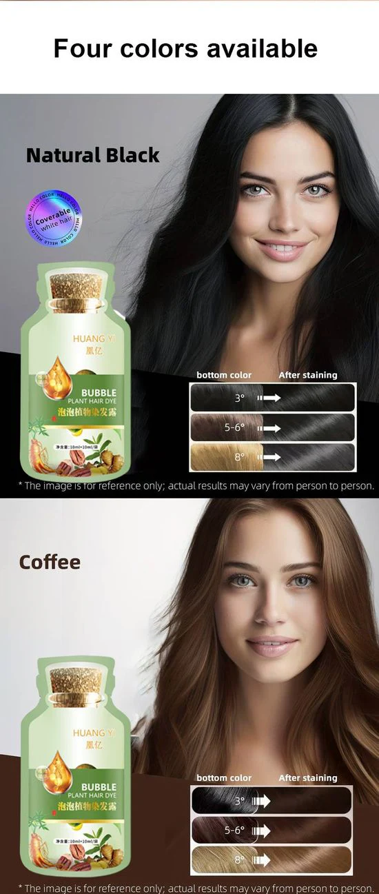 Plant ingredients hair coloring shampoo - Image 6