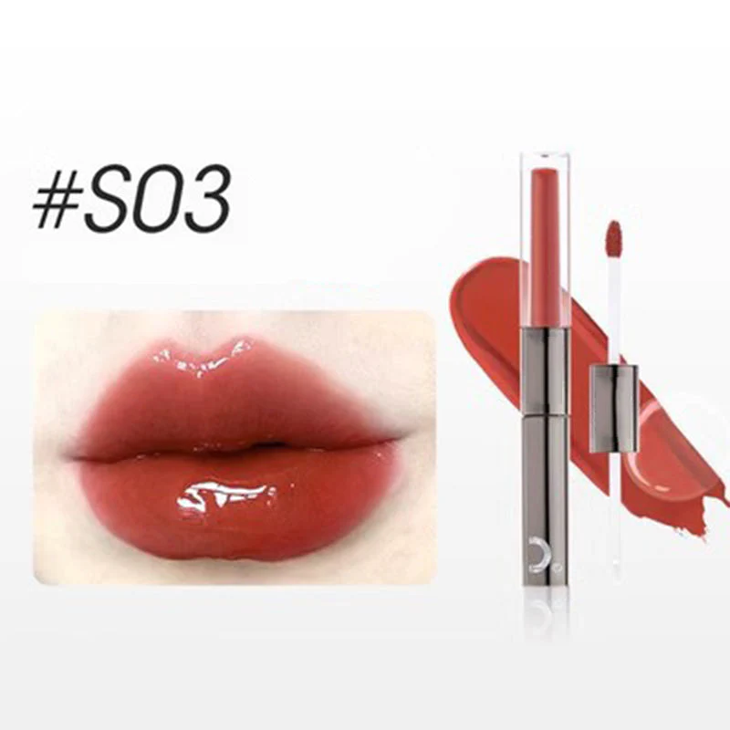 🔥New Year Special 49% OFF🔥2 IN 1 Moisturizing Shimmer Waterproof Long Lasting Double Head Lipstick - Image 8