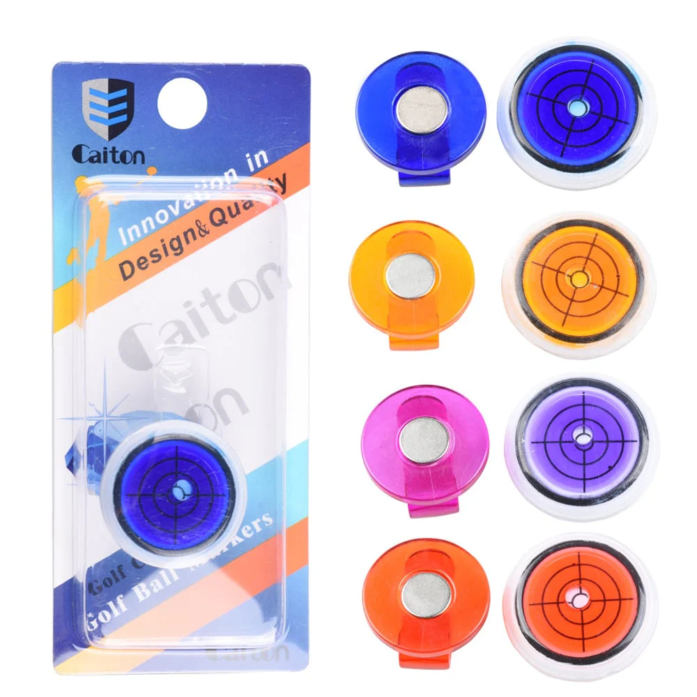 🔥(Golf trainer) Golf Ball Marker Round Cap Clip Mark with Level Function - Image 8