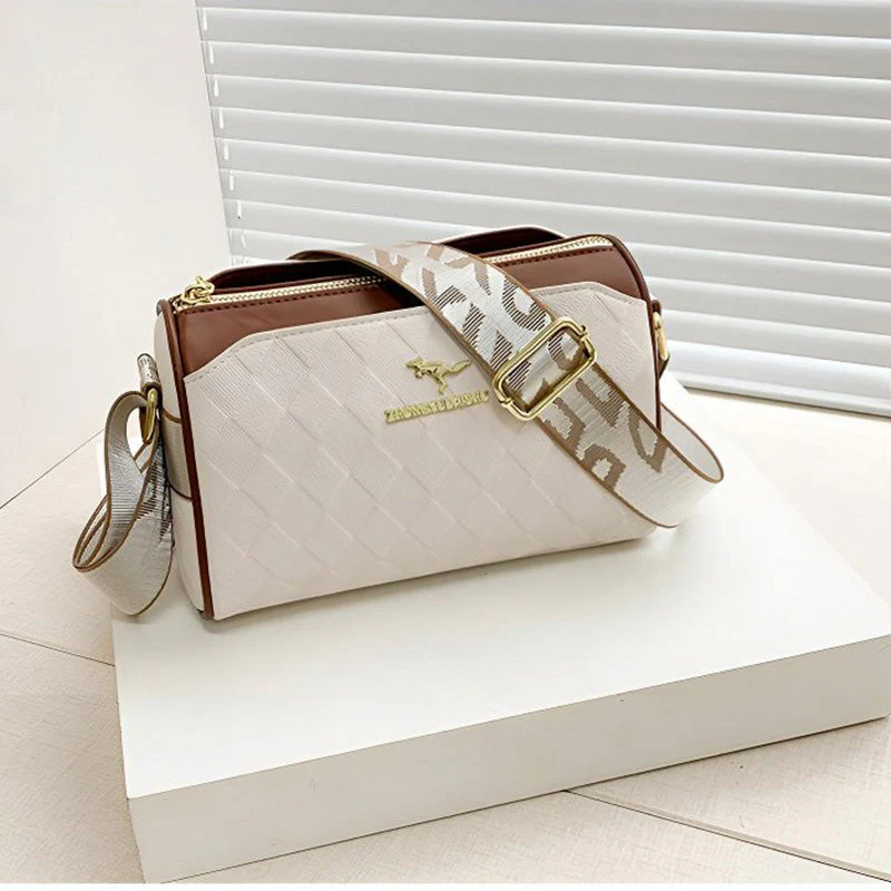 🎊Christmas Pre-sale-40% Off🎊Fashion Diamond Pattern Large Capacity 3-Layer Crossbody Bag - Image 4