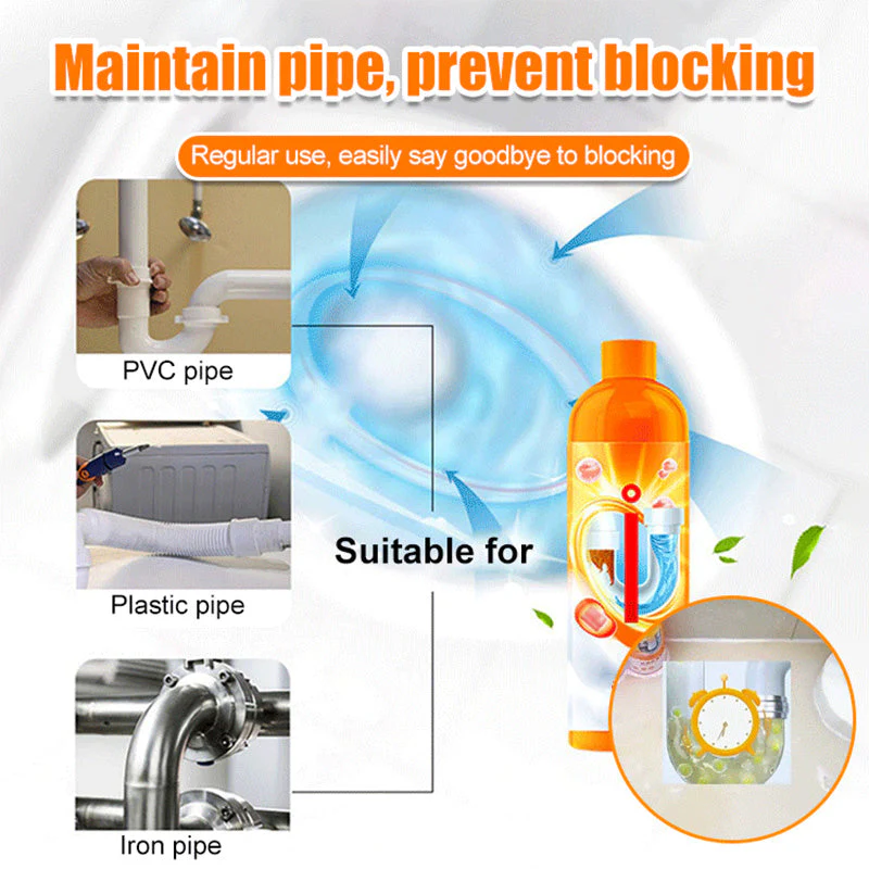 🔥New Year Special 49% OFF🔥All-In-One Drain Cleaner - Pipe Dredging & Caring - Image 11