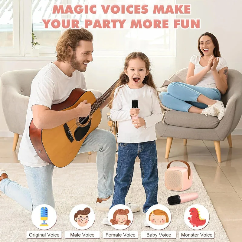 🔥Last Day Promotion 49% OFF -🎁Mini Karaoke Machine with Wireless Microphones - Image 2