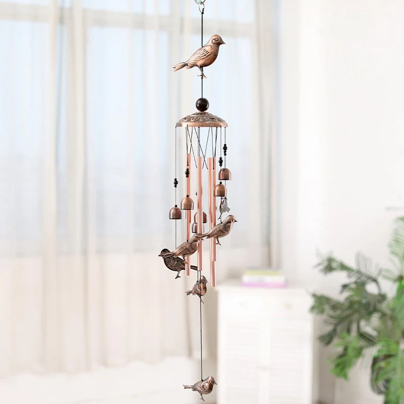 Pure hand-made Copper Horse wind chimes - Image 4
