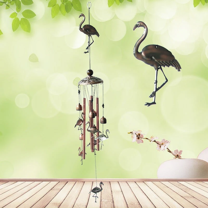 Pure hand-made Copper Horse wind chimes - Image 6