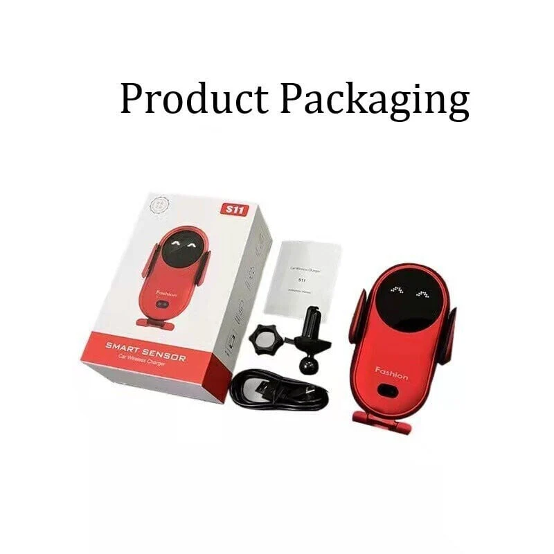 🎇 Smart car wireless charger phone holder - Image 14
