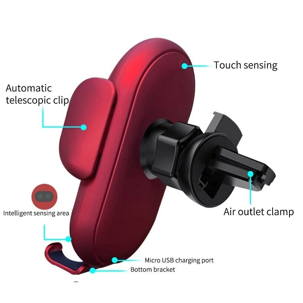 🎇 Smart car wireless charger phone holder - Image 4