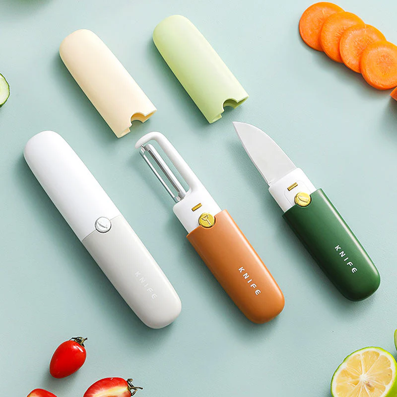 Portable Small 2 in 1 Fruit Knife & Peeler - Image 9