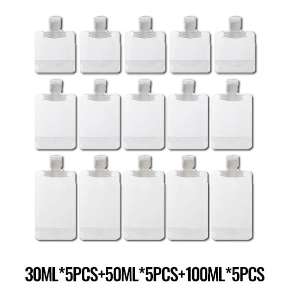 🌷Portable Travel Fluid Makeup Packing Bag(10 Pcs） - Image 10