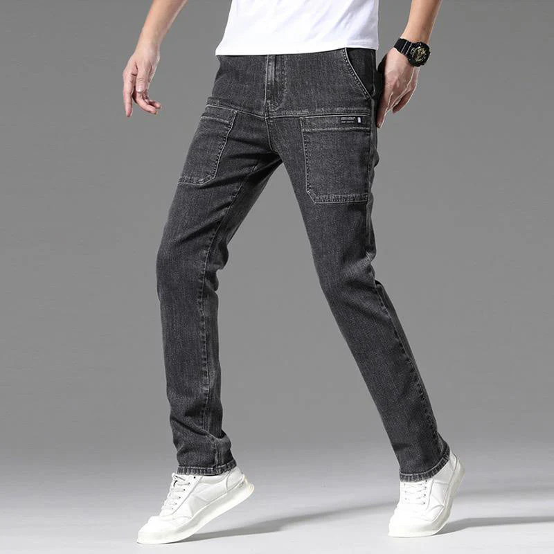 👖 Multi-Pocket Stretch Men's Jeans - Image 5