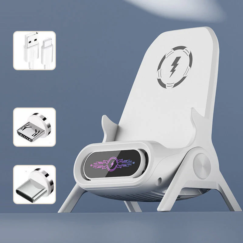 Multifunctional Wireless Fast Charger Phone Stand - Image 9