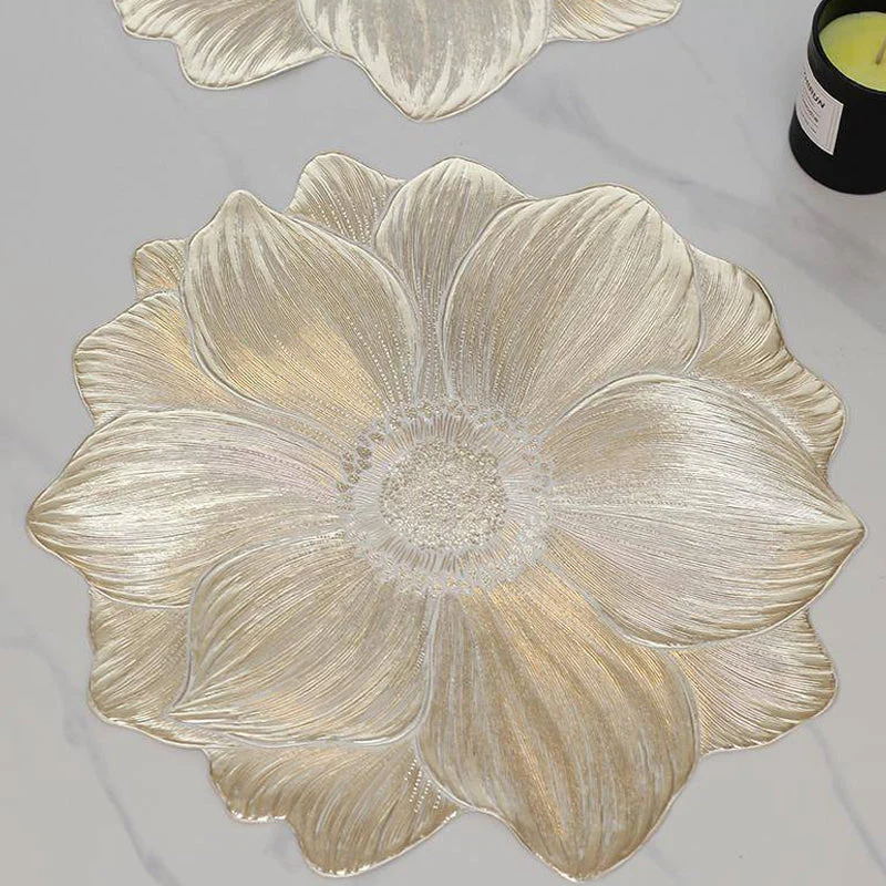 🌸Lotus-Shaped Heat-Resistant and Washable Placemat - Image 2