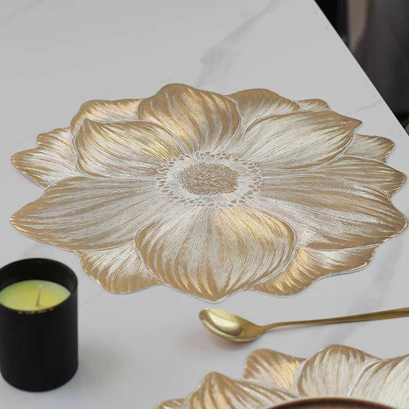 🌸Lotus-Shaped Heat-Resistant and Washable Placemat - Image 3