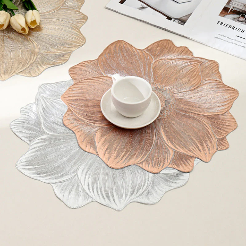 🌸Lotus-Shaped Heat-Resistant and Washable Placemat - Image 7