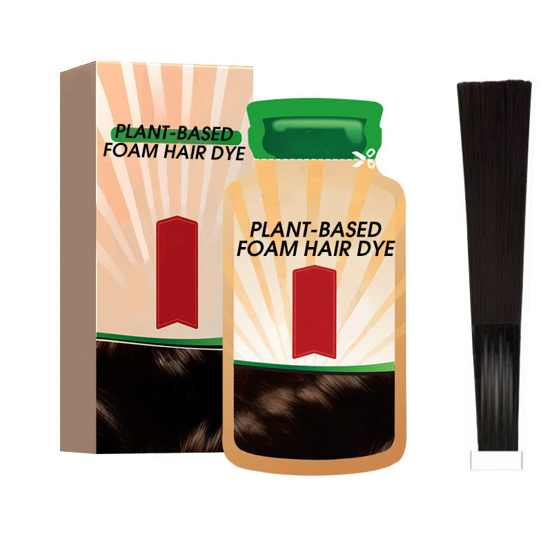 Plant-Based Foam Hair Dye for Gray Coverage - Image 9