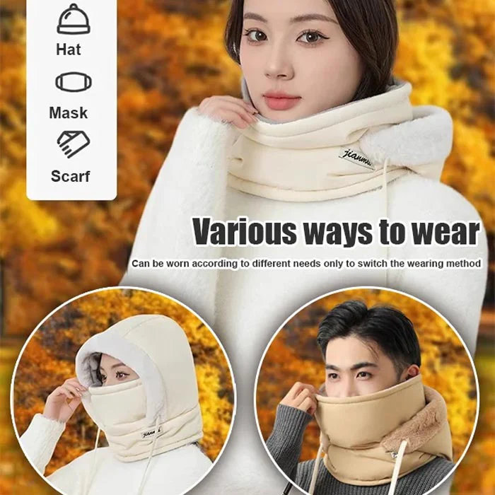 🍂Autumn Promotion 50%💕Plush-lined Thickened Thermal Hat with Face Mask for Men and Women - Image 5