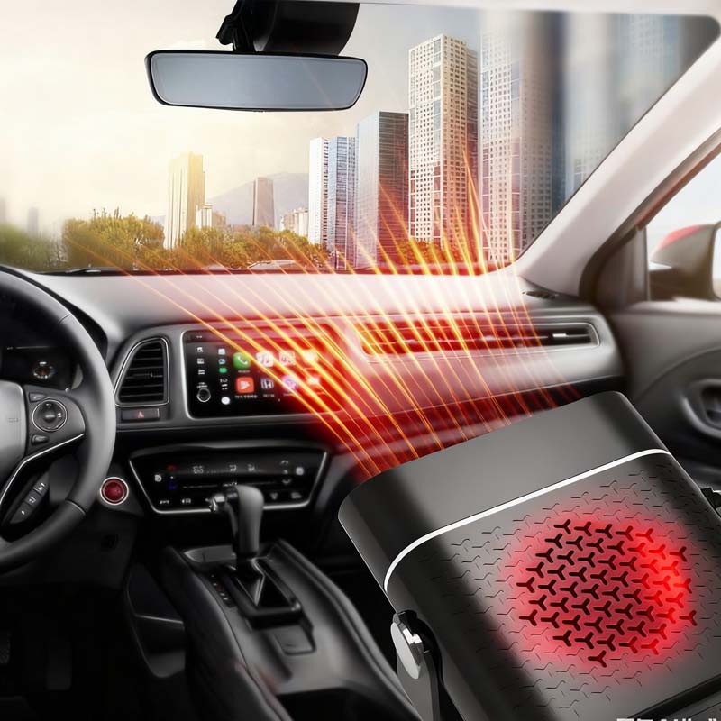 2-in-1 Portable Car Heater with 360° Rotation - Image 2