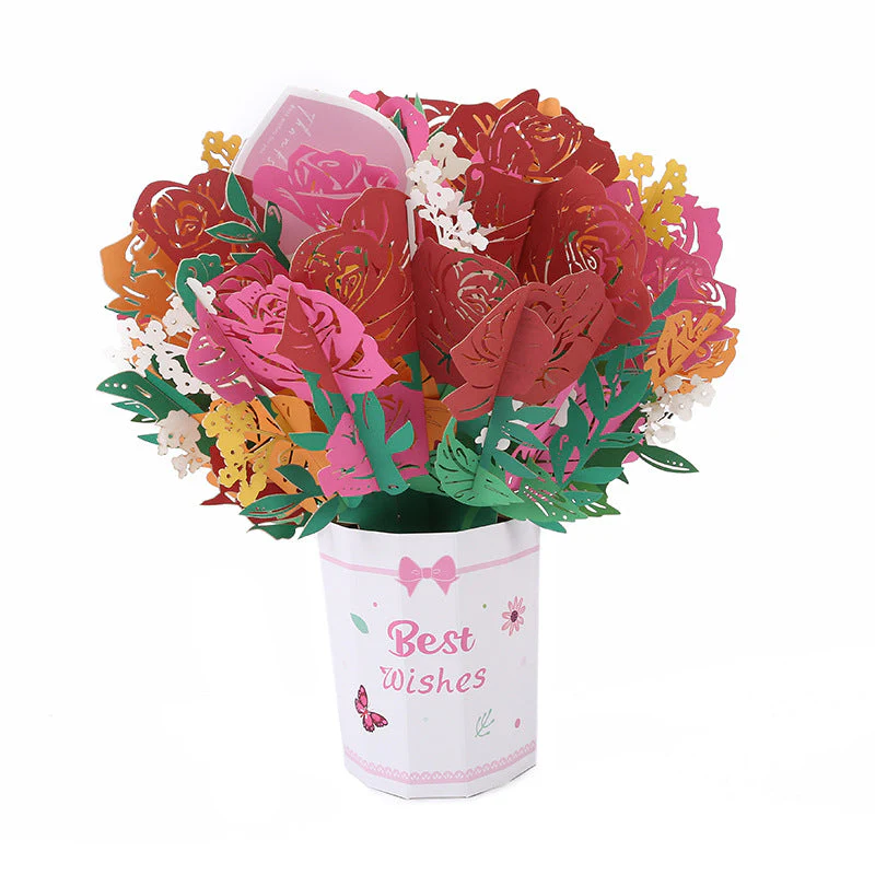 3D Pop-Up Bouquet Greeting Card - Image 15