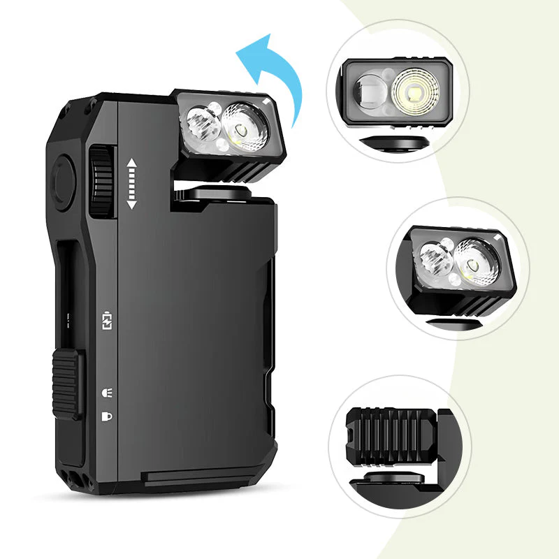 🔦🔦Mini flashlight with rotating head🔦G5 EDC – Light that thinks for itself. For adventures that know no compromises - Portable - Image 6